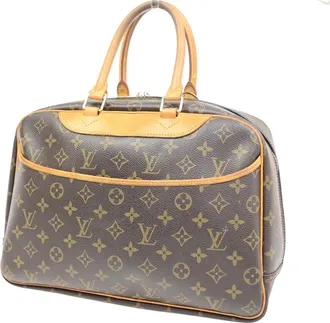 Louis Vuitton Deauville Monogram Canvas Brown Canvas Handbag (Pre-Owned)
