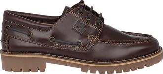 Gabor Bruine bootschoen - Comfortabele vetersluiting - Heren - Bootschoenen - Bruin - 45 EU - Leer - Schoenen