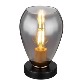 Globo Lighting Globo - L&aacute;mpara De Mesa - Fanni - Negro - Vidrio - &Oslash; 15cm - E27