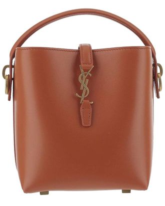 Saint Laurent Orange Leather Le 37 Mini Shoulder Bag, Never Carried (Authentic Pre-Loved)