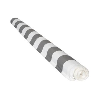 Happy Garden Tela De Toldo Saule 2,95 &times; 2,5m Tela A Rayas Blanca/gris