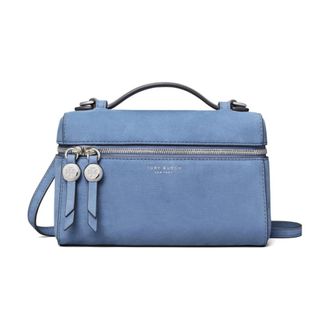 Tory Burch Dames, Tassen, Blauw, Maat: ONE Size Su&egrave;de