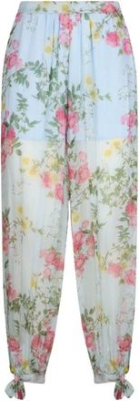 Liu Jo Broeken, Dames, Veelkleurig, L, Wa 6342-T3473 Wijde Broek