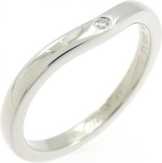 Cartier Platinum Platinum 950 Band Ring (Pre-Owned)