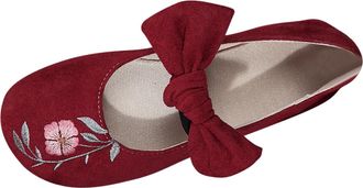 Generic Womens Flat Shoes Bow Casual Pumps Round Toe Fashionable Lightweight Comfortable Slip On Breathable Wide Fit Mary Jane Shoes Outdoor Daily