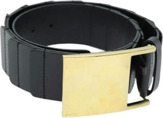 Gucci Pre-owned Vintage Belt - female - Gucci Vintage - Vintage Belts - Black - ONE SIZE - Pre-owned
