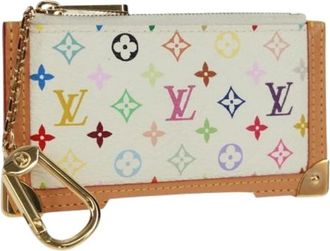 Louis Vuitton Pre-owned Accessories, female, White, Size: ONE SIZE Pre-owned Canvas Wallet