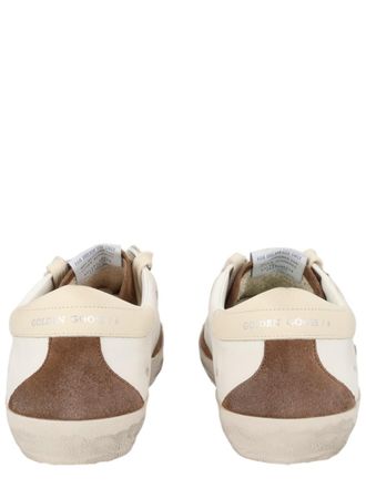 Golden Goose White Vintage-Inspired Leather Sneakers