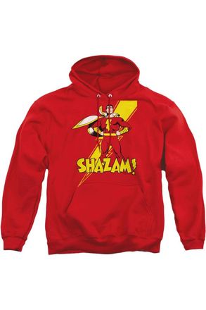 Gildan DC Comics Shazam Shazam Adult Pull Over Hoodie / Hooded Sweatshirt