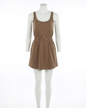 Z Supply Keegan Mini Dress In Iced Coffee