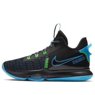 Nike LeBron Witness 5 Black Light Blue Fury CQ9380-004
