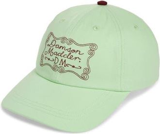 Damson Madder Logo Embroidered Baseball Cap in Mint at Nordstrom
