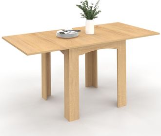 IDMarket Tavolo Da Pranzo Allungabile Dona Per 4-8 Persone Faggio 80-160 Cm