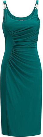 Versace Womens Leather Quilted Crossbody Bag - Teal viscose - Size EU 36 (Womens)