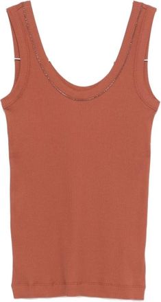 Brunello Cucinelli Mujer, Camisetas, Naranja, Talla: XS