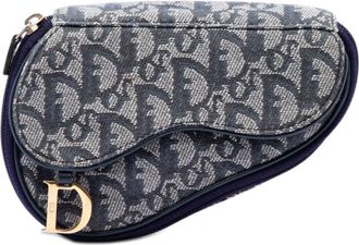 Dior Pre-owned Dior Diorissimo Canvas Saddle Pouch Ladies PXNNYXUXFVJD2G8N