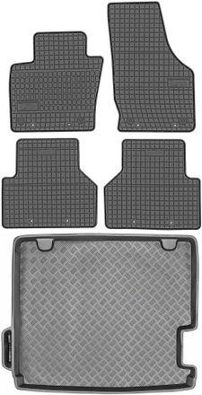 OEM Juego De Alfombrillas De Goma Para Coche Y Alfombrilla Para Maletero Para Bmw X3 F25 Suv (2010-2017)