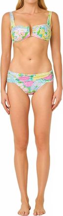 Lilly Pulitzer Inej Bandeau Top In Multi Lilly Garden