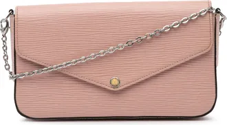 Louis Vuitton Pre-owned Womens Chain Crossbody Bag - Coral Leather - One Size