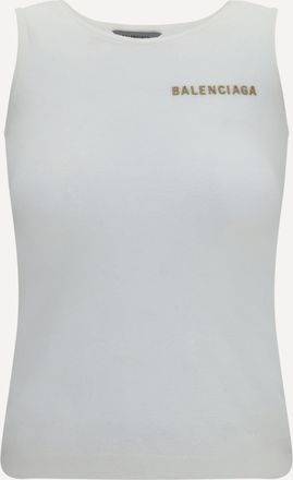 Balenciaga Canotta con logo Woman S