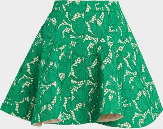 Aknvas Kalle Guipure Lace Circle Skirt