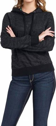 Ariat Womens Animal Instincts Crew Sweatshirt In Black
