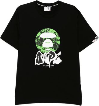 Aape By A Bathing Ape T-shirt con logo - Nero