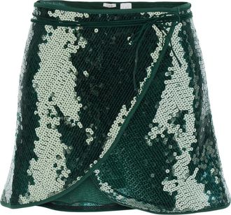 Os&eacute;ree Marylin Skirt - Dames - Korte rokken - Groen - S - Polyester - Rokken
