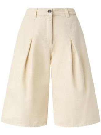 Pinko Beige Cotton Shorts