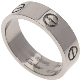 Cartier Love White Gold (18K) Band Ring (Pre-Owned)