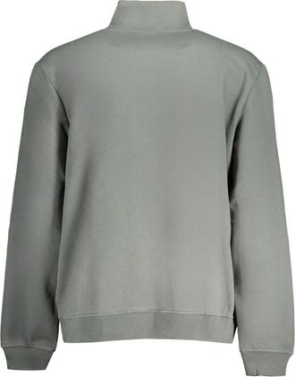Napapijri Mens Zipup Sweatshirt Grey Cotton - Size Medium