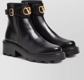 Valentino Garavani leather ankle boots