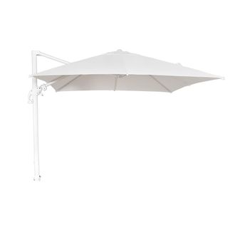 ED&Egrave;N JARD&Iacute; Parasol P&eacute;ndulo 300x300 cm Aluminio Blanco Spuncrylic Premium 240g