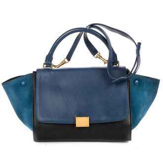 Celine Small Tricolor Trapeze Small Schoudertas