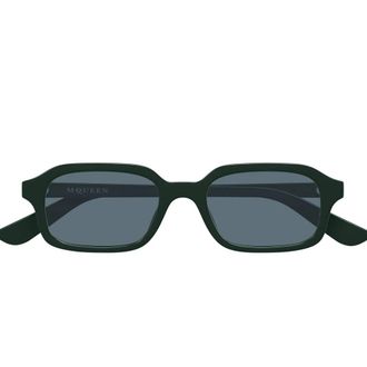 Alexander McQueen Alexander McQueen, Sunglasses, unisex, Green, Size: 51 MM Spike Sunglasses
