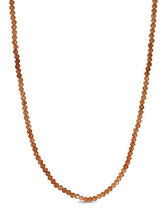 Jewelmak 14K Yellow Garnet Necklace