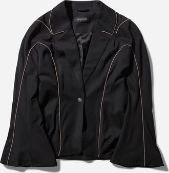 Kiko Kostadinov Women s Hawkbill Tailored Jacket Crow Black