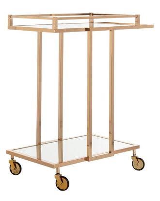 Safavieh Capri 2-Tier Rectangle Bar Cart
