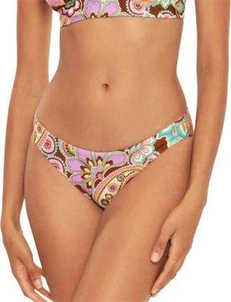 BECCA by Rebecca Virtue Adela Hipster Bikini Bottom In Purple Multi