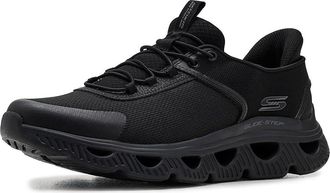 Skechers Bobs Arch Waves - Slick Turn Slip-ins Mens Shoes Black/Black : 10.5 D - Medium, Synthetic