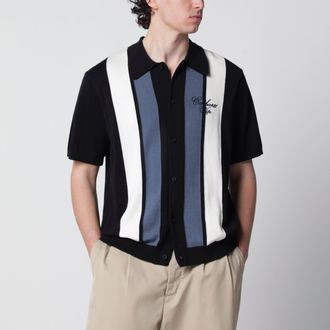 Carhartt Work in Progress Black striped S/S Mello knit shirt