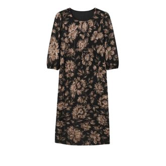 2-Biz Alina Kjole - Dames - Casual kleedjes - Zwart - L - Polyester - Kleedjes