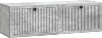 vidaXL Mueble Para Tv De Pared Gris Hormig&oacute;n 98 X 31 X 30 Cm Vidaxl