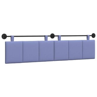 vidaXL Cabecero Colgante Azul Jeans Tela Vidaxl
