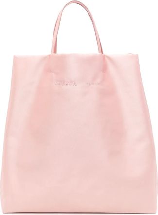 Carven Jeanne leren shopper - Roze