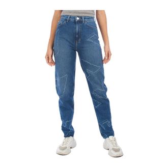 Emporio Armani Slim Fit Jeans, female, Blue, W24, Relaxed Fit Denim Jeans