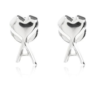 Ami Earrings, unisex, Gray, Size: ONE SIZE De Coeur Hammered Earrings