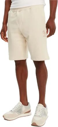 Guess Hombre, Pantalones cortos, Beige, Talla: M