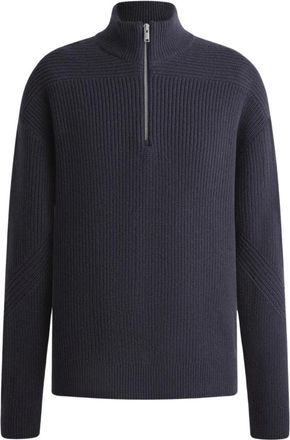 Fusalp Hesyo Sweater - Heren - Sportshirts - Blauw - 2XL - Wol - Fitness