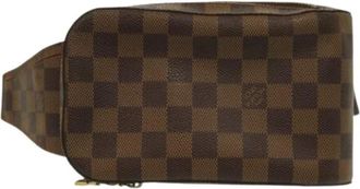 Louis Vuitton Pre-owned Canvas Belt Bag - Dames - Vintage Heuptassen - Bruin - ONE Size - Vintage
